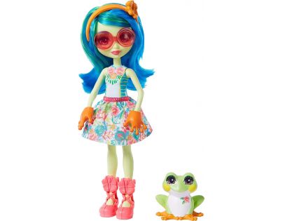 Mattel Enchantimals panenka a zvířátko Tamika Tree Frog a Burst
