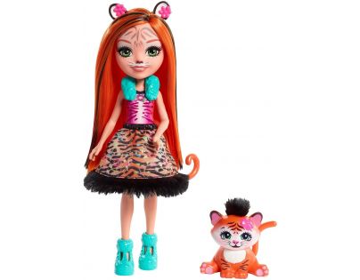 Mattel Enchantimals panenka a zvířátko Tanzie Tiger a Tuft