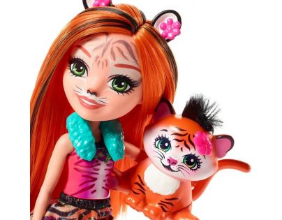 Mattel Enchantimals panenka a zvířátko Tanzie Tiger a Tuft