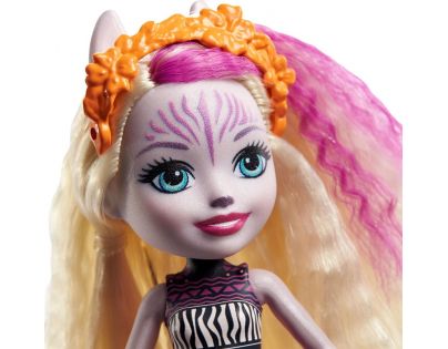 Mattel Enchantimals panenka a zvířátko Zadie Zebra a Ref