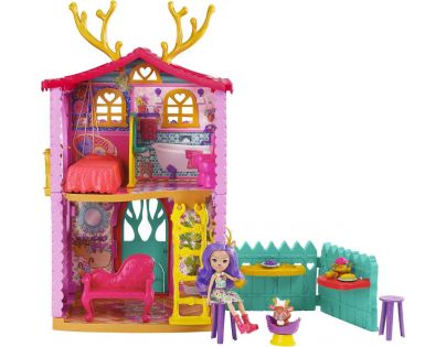 Mattel Enchantimals panenka Danessa jelínková s domečkem herní set