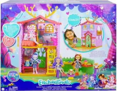 Mattel Enchantimals panenka Danessa jelínková s domečkem herní set