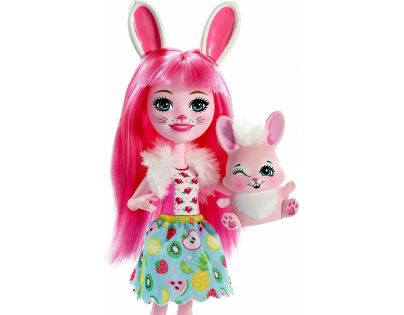 Mattel Enchantimals panenka se zvířátkem Bree Bunny a Twist