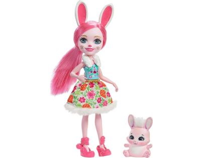 Mattel Enchantimals panenka se zvířátkem Bree Bunny