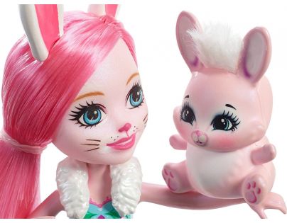 Mattel Enchantimals panenka se zvířátkem Bree Bunny