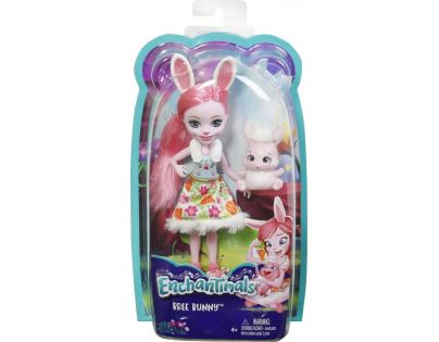 Mattel Enchantimals panenka se zvířátkem Bree Bunny