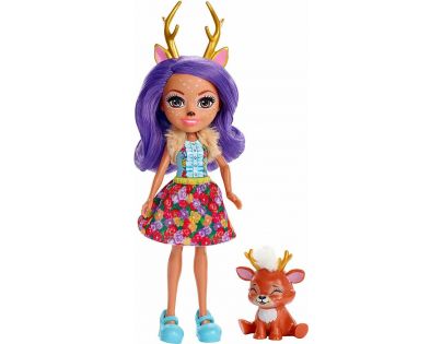 Mattel Enchantimals panenka se zvířátkem Danessa Deer a Sprint