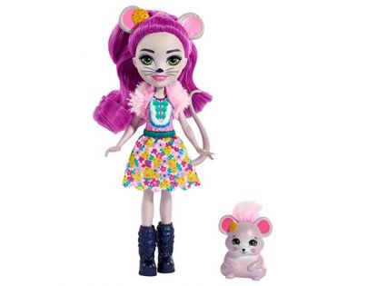 Mattel Enchantimals panenka se zvířátkem Mayla Mouse a Fondue