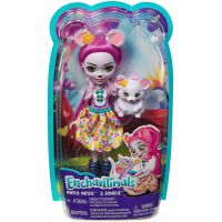 Mattel Enchantimals panenka se zvířátkem Mayla Mouse a Fondue 2