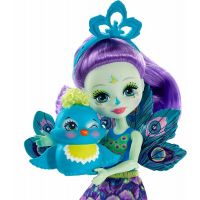 Mattel Enchantimals panenka se zvířátkem Patter Peacock a Flap 2