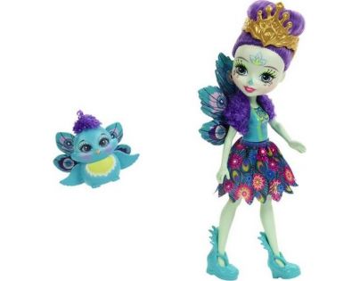 Mattel Enchantimals panenka se zvířátkem Patter Peacock