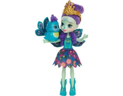Mattel Enchantimals panenka se zvířátkem Patter Peacock