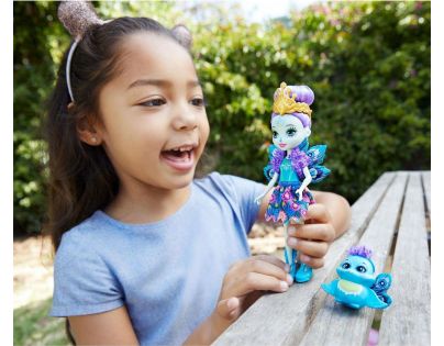 Mattel Enchantimals panenka se zvířátkem Patter Peacock