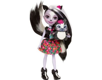 Mattel Enchantimals panenka se zvířátkem Sage Skunk