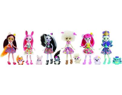 Mattel Enchantimals panenka se zvířátkem Sage Skunk