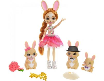 Mattel Enchantimals rodinka Zajíci