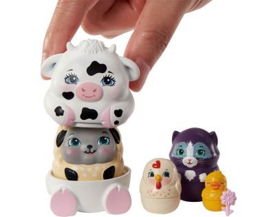 Mattel Enchantimals tajné útočiště nejlepších přátel Cow Cambrie Farmhouse
