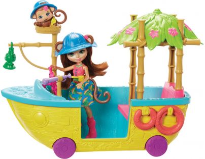 Mattel Enchantimals vyhlídková loď do džungle