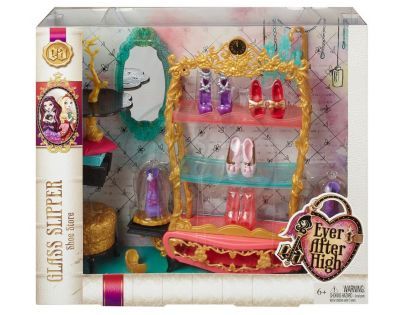 Mattel Ever After High Komnata z Knihokonce - Obuvnictví U Ztraceného střevíčku
