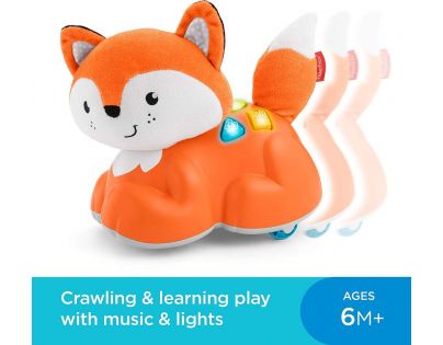 Mattel Fischer Price lezeme s liškou se zvuky