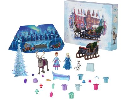 Mattel Frozen Adventní kalendář s malými panenkami 2024 - Poškozený obal