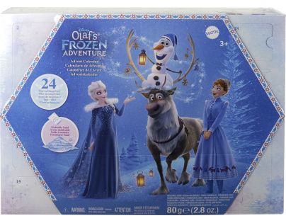 Mattel Frozen Adventní kalendář s malými panenkami 2024 - Poškozený obal