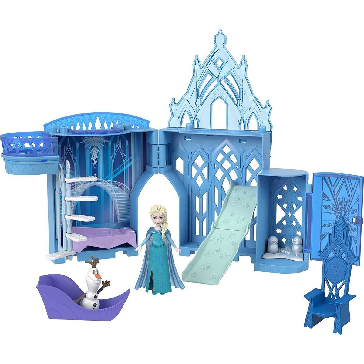 Mattel Frozen malá panenka a sněhové překvapení herní set HLX00