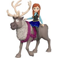 Mattel Frozen malá panenka Anna a Sven 2