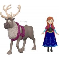 Mattel Frozen malá panenka Anna a Sven