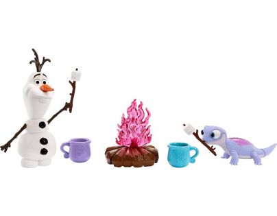 Mattel Frozen Olaf a Bruni u ohýnku