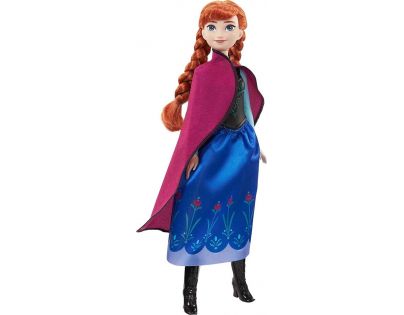 Mattel Frozen panenka Anna v modročerných šatech 29 cm