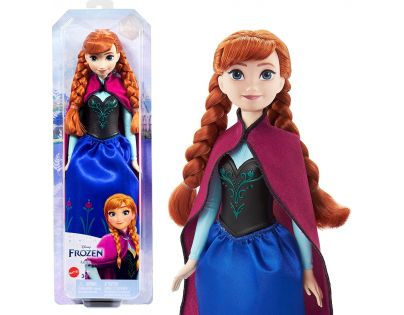 Mattel Frozen panenka Anna v modročerných šatech 29 cm