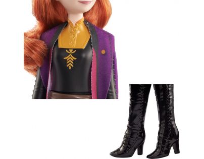 Mattel Frozen panenka Anna ve fialovým plášti 29 cm