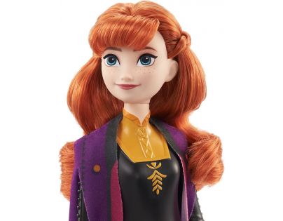Mattel Frozen panenka Anna ve fialovým plášti 29 cm