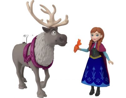 Mattel Frozen Pohádkový příběh malé panenky Anna a Elsa s kamarády