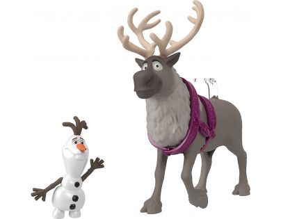 Mattel Frozen Pohádkový příběh malé panenky Anna a Elsa s kamarády