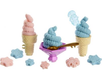 Mattel Frozen zmrzlinový stánek s Elsou a Olafem herní set