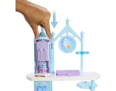 Mattel Frozen zmrzlinový stánek s Elsou a Olafem herní set