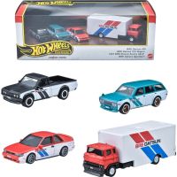 Mattel Hot Wheels Prémiový angličák s týmovým tahačem Fuji Fest 3 ks