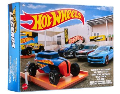 Mattel Hot Wheels Tematický angličák Legendy 6 ks