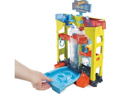 Mattel Hot Wheels City Color Shifters akční automyčka