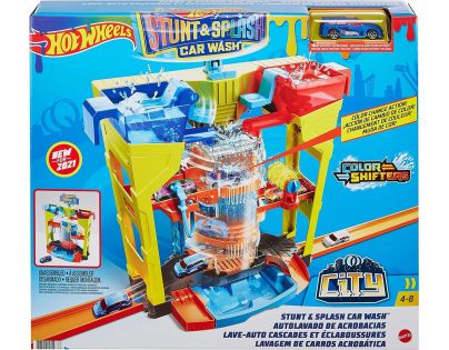 Mattel Hot Wheels City Color Shifters akční automyčka