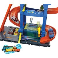 Mattel Hot Wheels City Color shifters automyčka s otočným tunelem - Poškozený obal 4