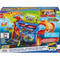 Mattel Hot Wheels City Color shifters automyčka s otočným tunelem 6