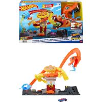 Mattel Hot Wheels City Hladová kobra útočí na pizzerku - Poškozený obal