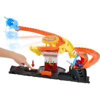 Mattel Hot Wheels City Hladová kobra útočí na pizzerku - Poškozený obal 6
