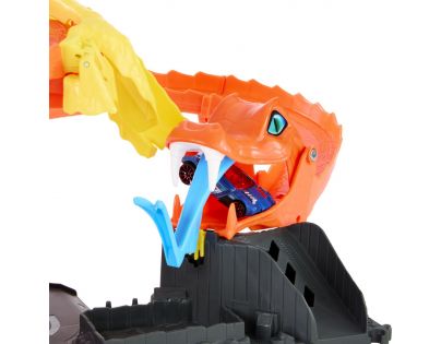 Mattel Hot Wheels City Hladová kobra útočí na pizzerku