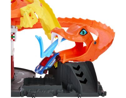 Mattel Hot Wheels City Hladová kobra útočí na pizzerku
