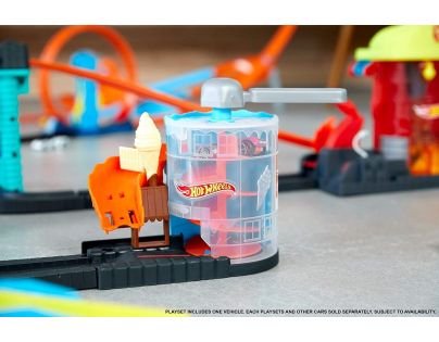 Mattel Hot Wheels City Postav město Zmrzlina
