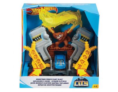 Mattel Hot Wheels City Postav město Závodní depo